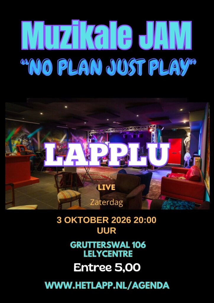 jam + open podium in Trefpunt Lapplu